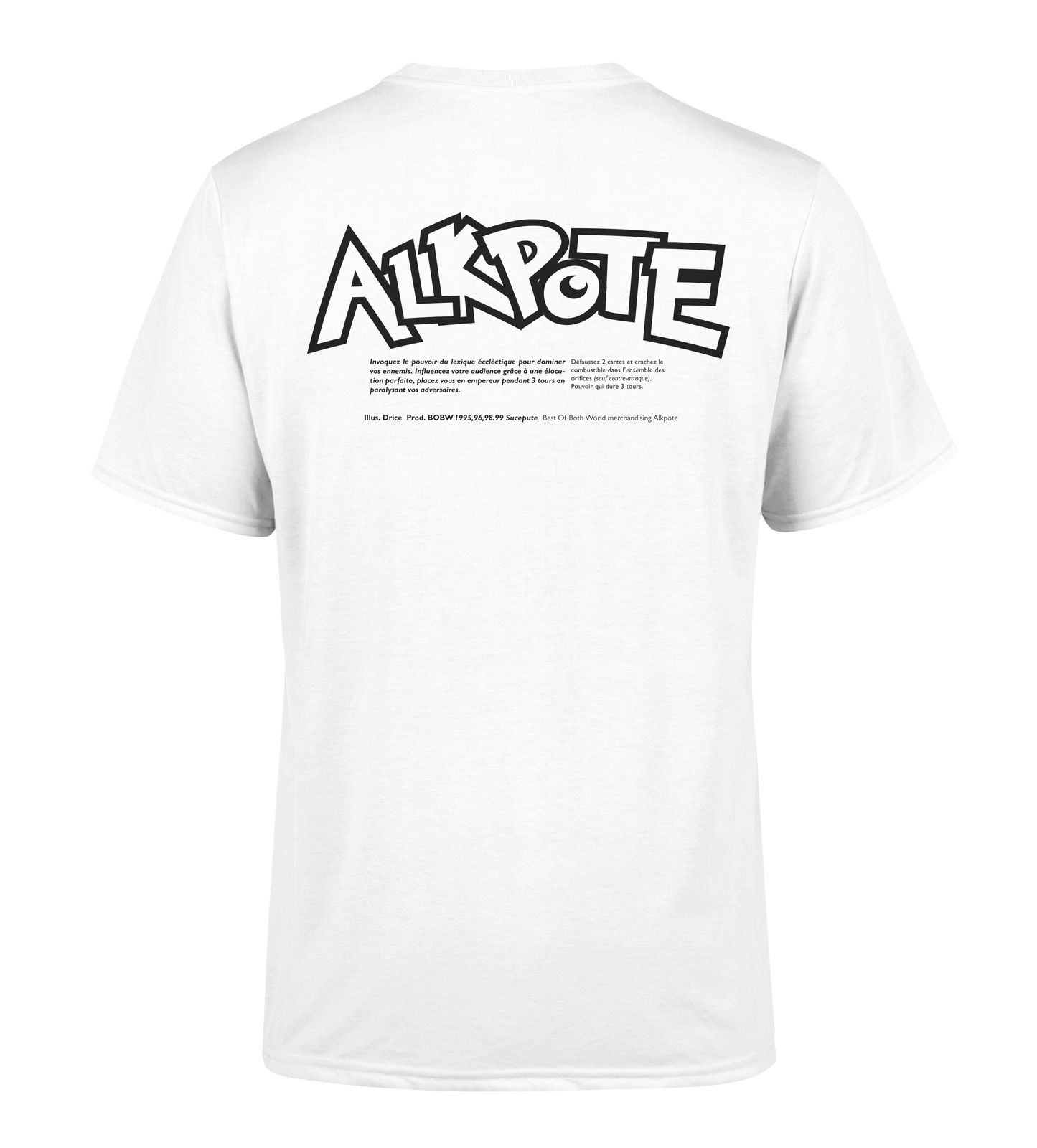 TSHIRT MANCHES COURTES "POKEPOTE JAP" | Blanc