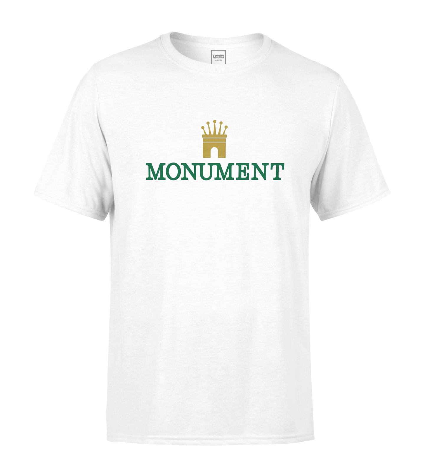 T-SHIRT MANCHES COURTES | "MONUMONTRE" - Blanc
