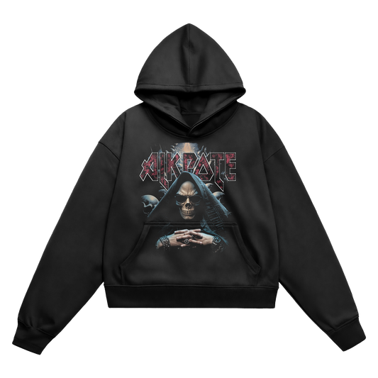 SWEAT-SHIRT CAPUCHE | "METALKPOTE" - Noir