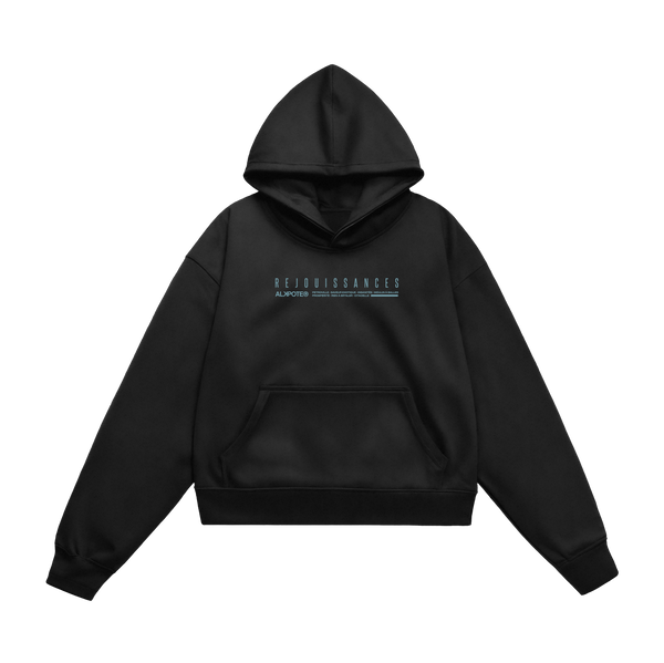 SWEAT-SHIRT CAPUCHE | "REJOUISSANCES" - Noir