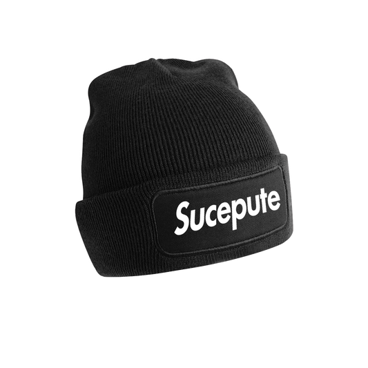 BONNET | "SUCEPUTE" - Noir/Blanc