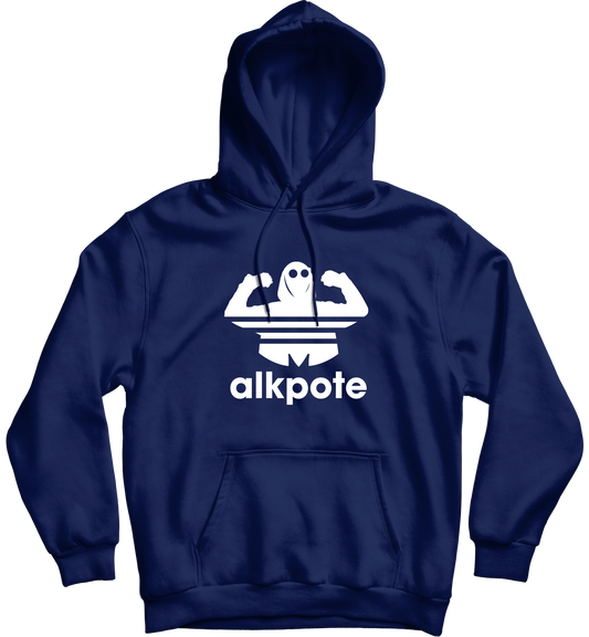 SWEAT-SHIRT CAPUCHE | "ALK ORIGINALS" - Marine/Blanc