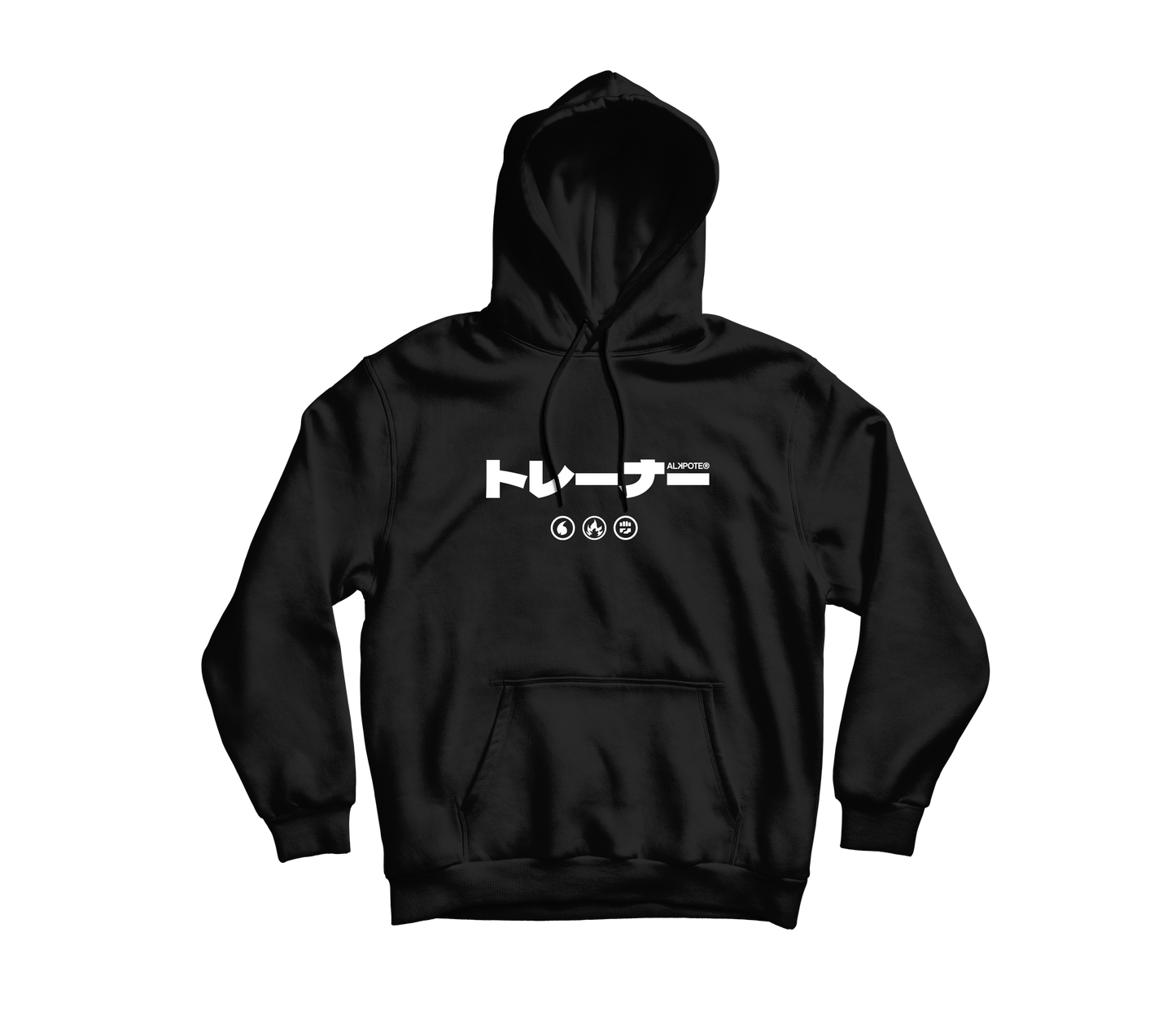 SWEAT SHIRT CAPUCHE "POKEPOTE JAP" | Noir