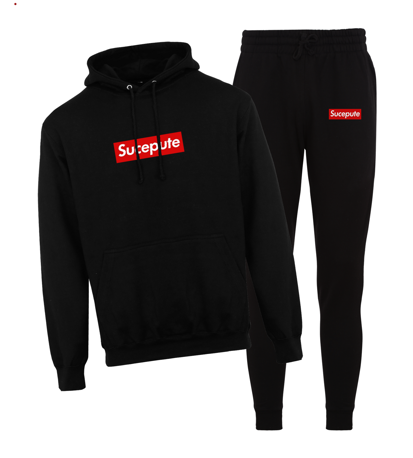 ENSEMBLE CAPUCHE | "SUCEPUTE" - Noir