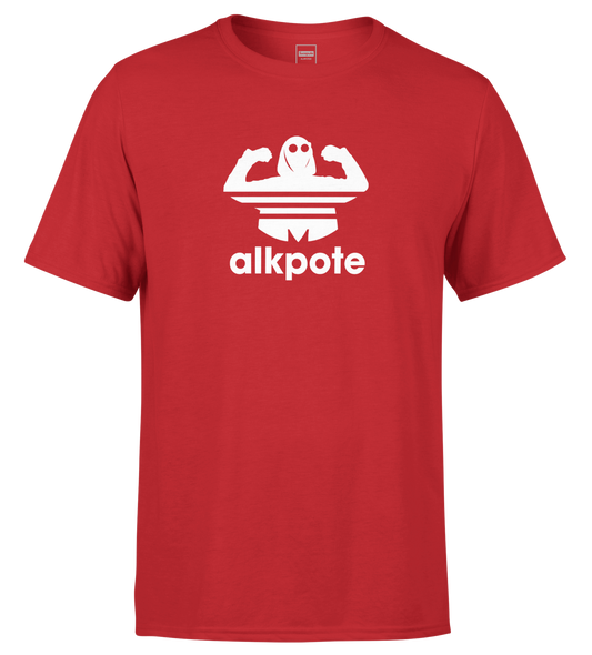 T-SHIRT MANCHES COURTES | "ALK ORIGINALS" - Rouge/Blanc