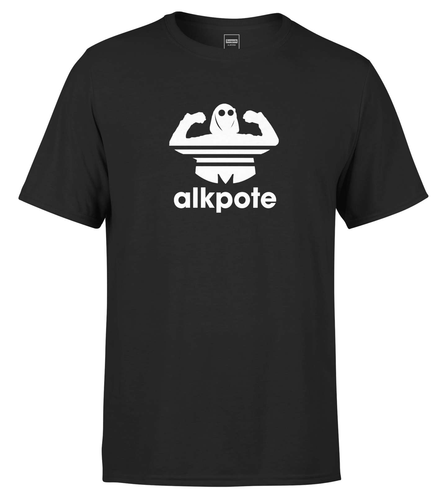 T-SHIRT MANCHES COURTES | "ALK ORIGINALS" - Noir/Blanc