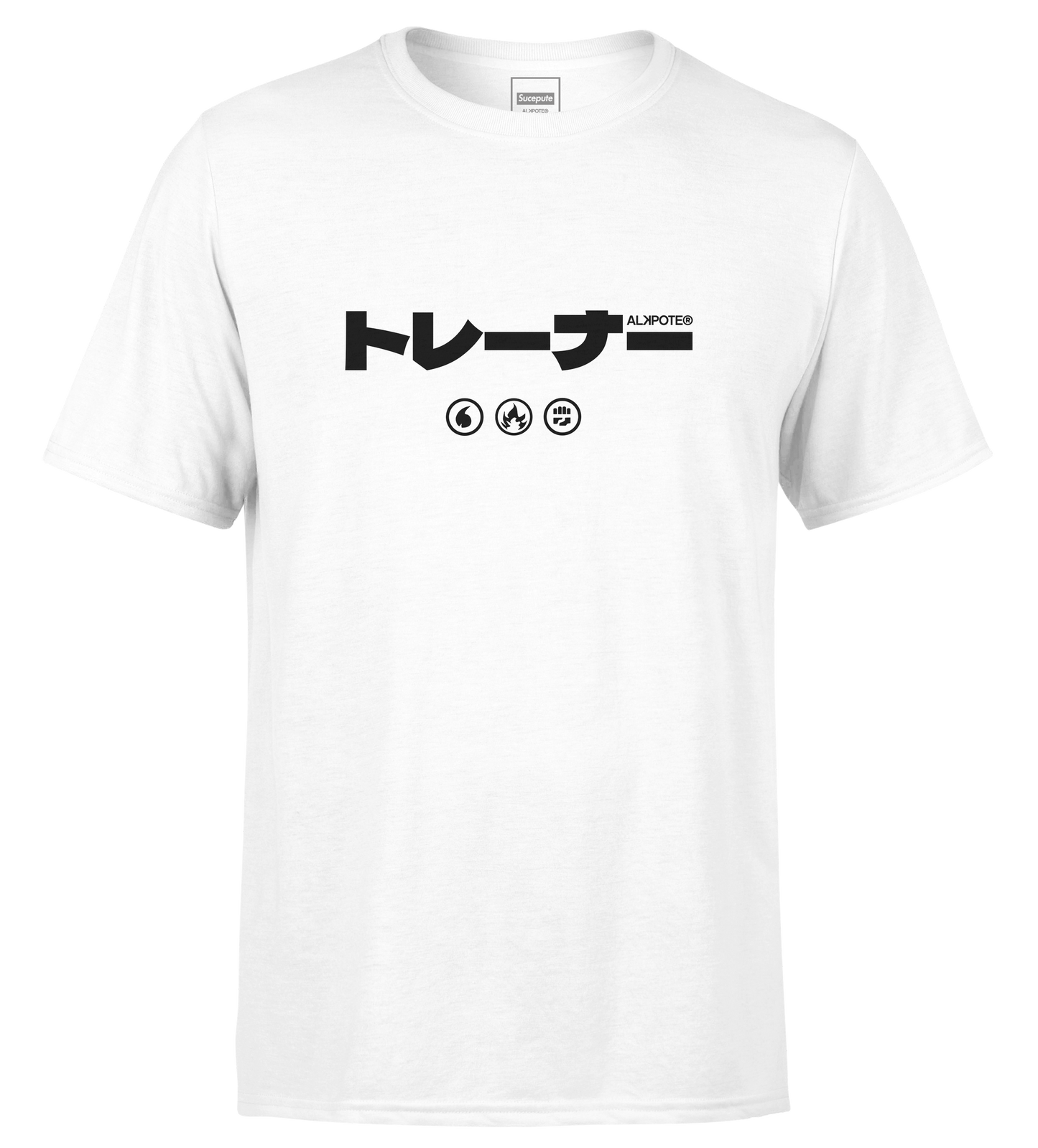 TSHIRT MANCHES COURTES "POKEPOTE JAP" | Blanc