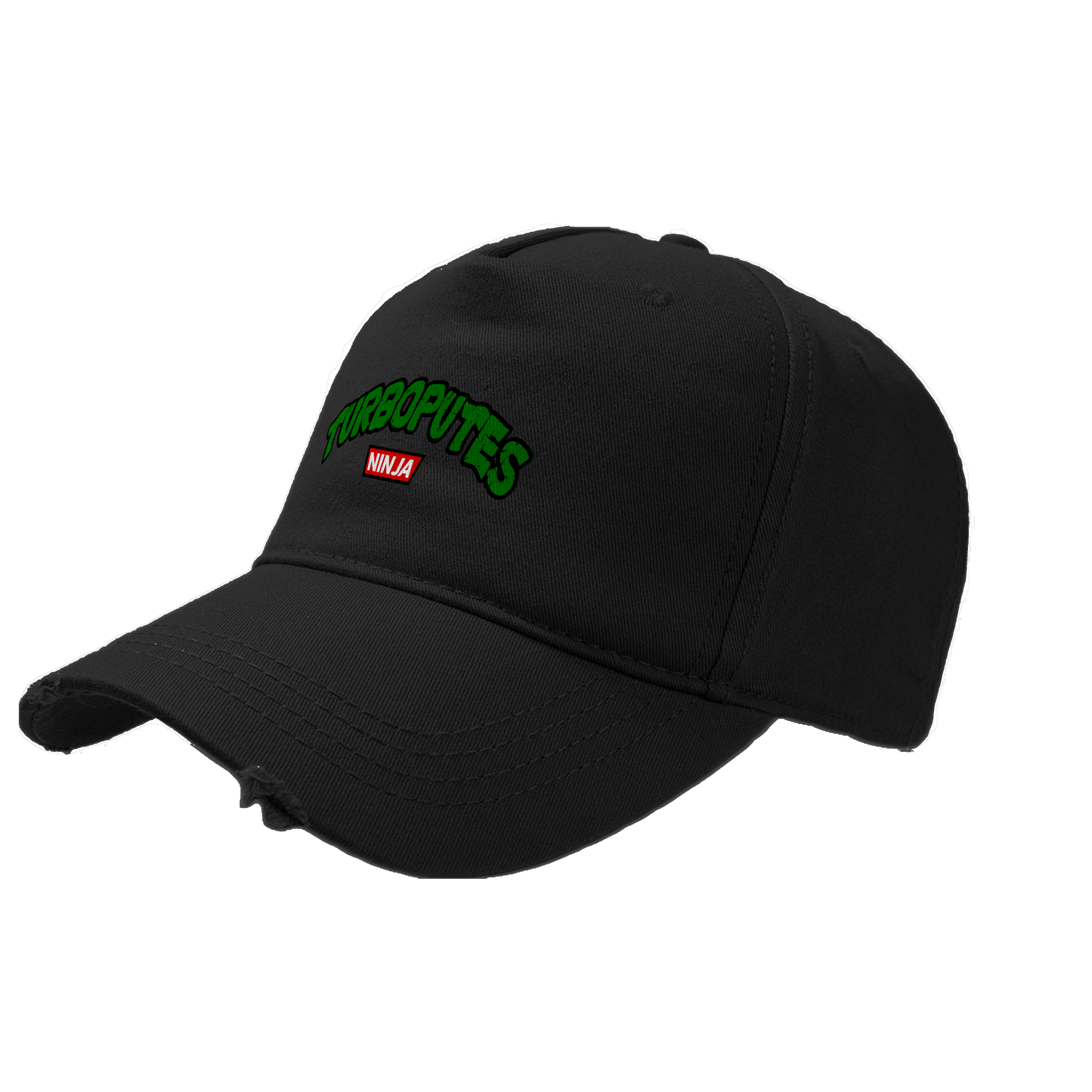 CASQUETTE BASEBALL | "TORTUES PUTES" - Noir
