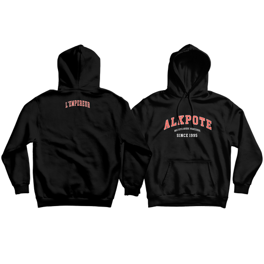 SWEAT SHIRT CAPUCHE "MULTISYLLABIQUE" | Noir