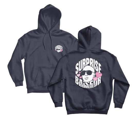 SWEAT-SHIRT CAPUCHE | "BAISEUR DE MERES" - Marine