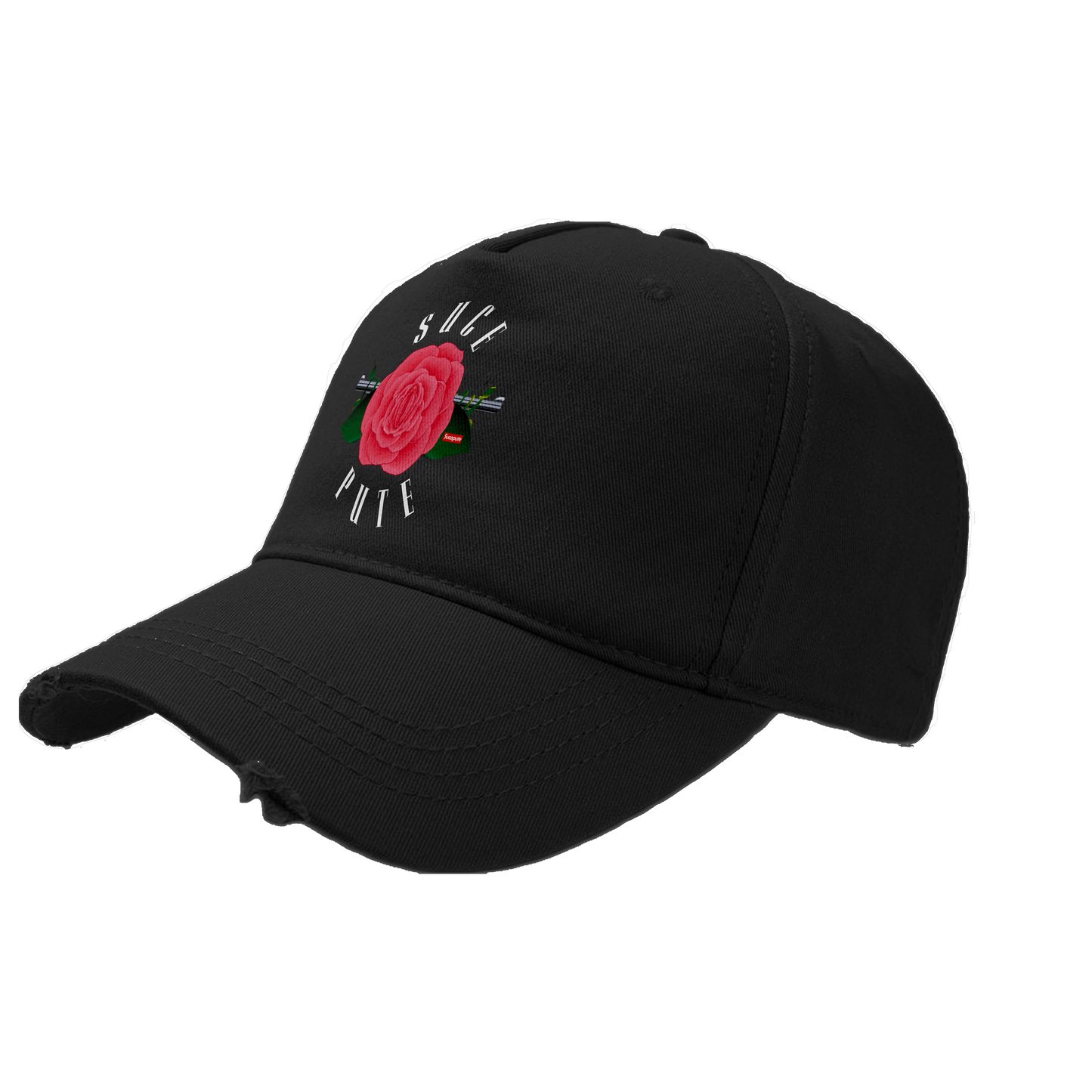 CASQUETTE BASEBALL |  "SUCE N' PUTES" - Noir