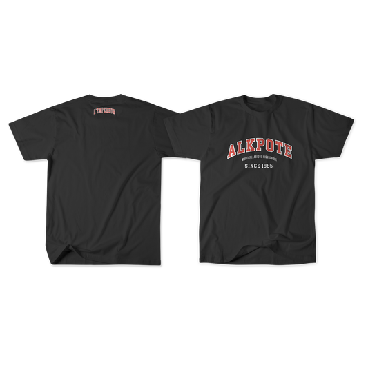 T-SHIRT MANCHES COURTES | "MULTISYLLABIQUE" - Noir