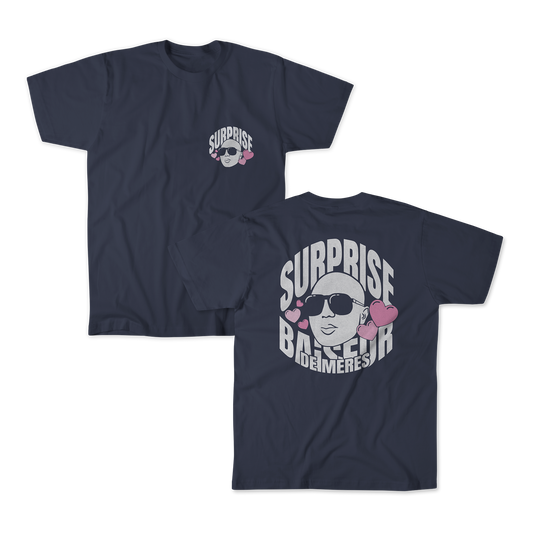 T-SHIRT MANCHES COURTES | "BAISEUR DE MERES" - Marine